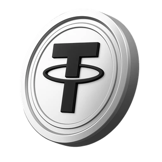 เหรียญ USDT ของ Tether อยู่ในส่วนแสดงข้อมูลบัญชี